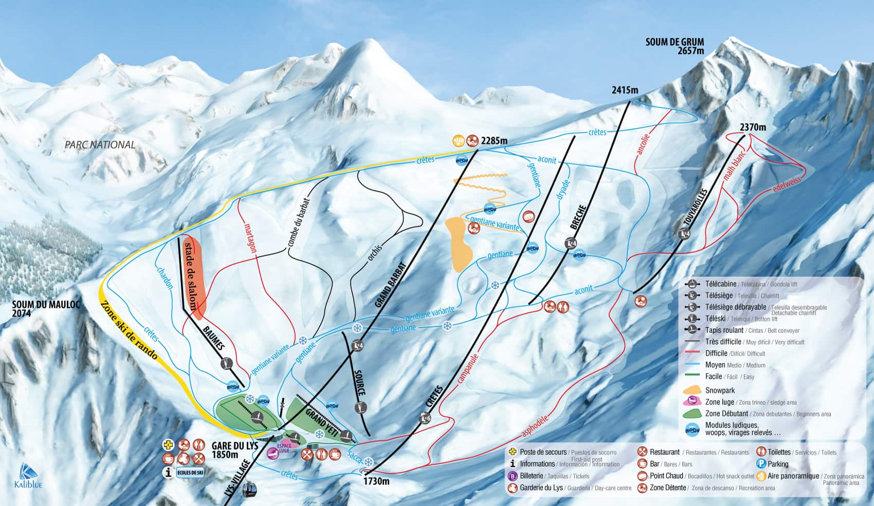 Carte flex debutant Cauterets 