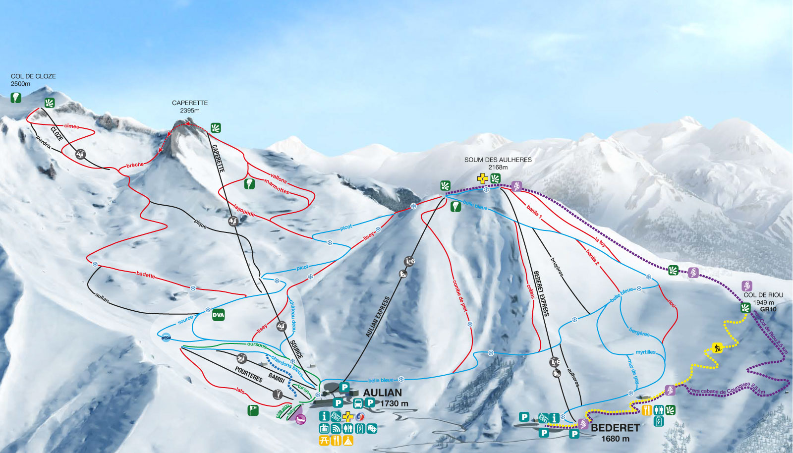 Carte flex debutant Cauterets 