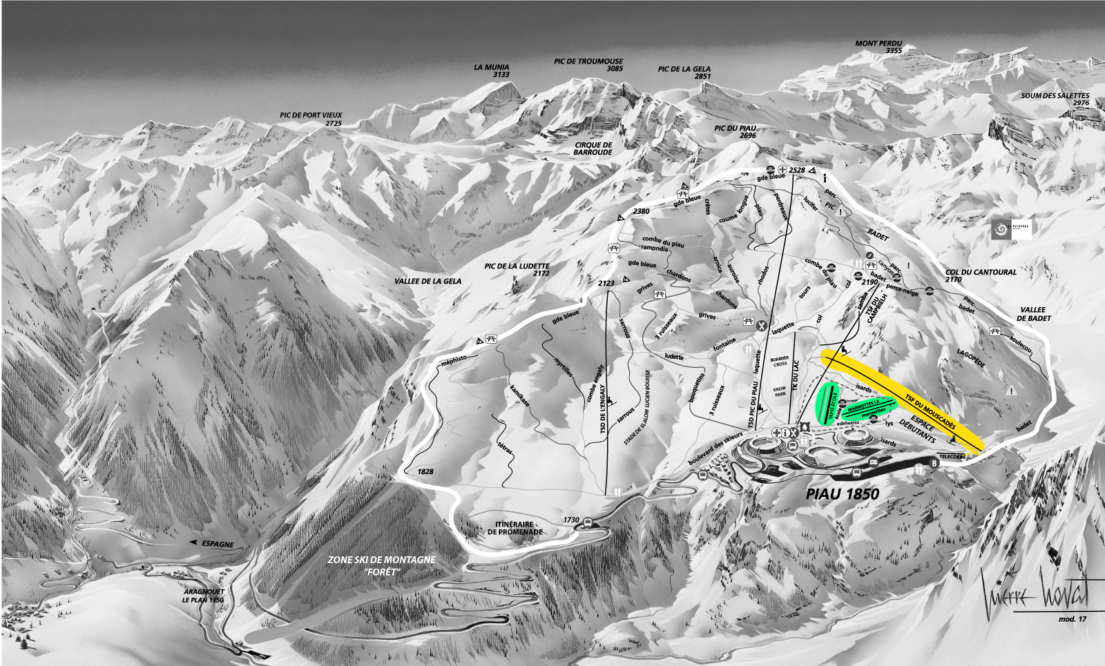 Carte flex debutant Piau-Engaly 