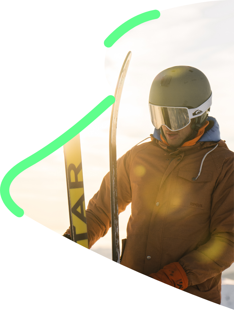 skieur la pierre saint martin