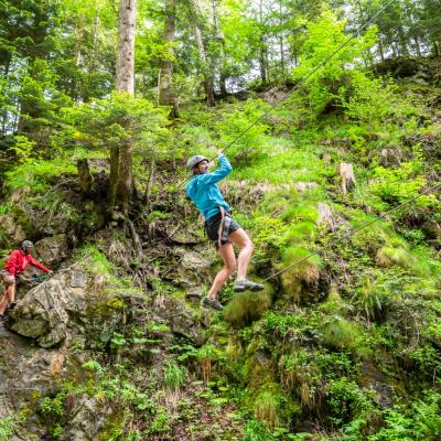 Via ferrata - parcours suspendus